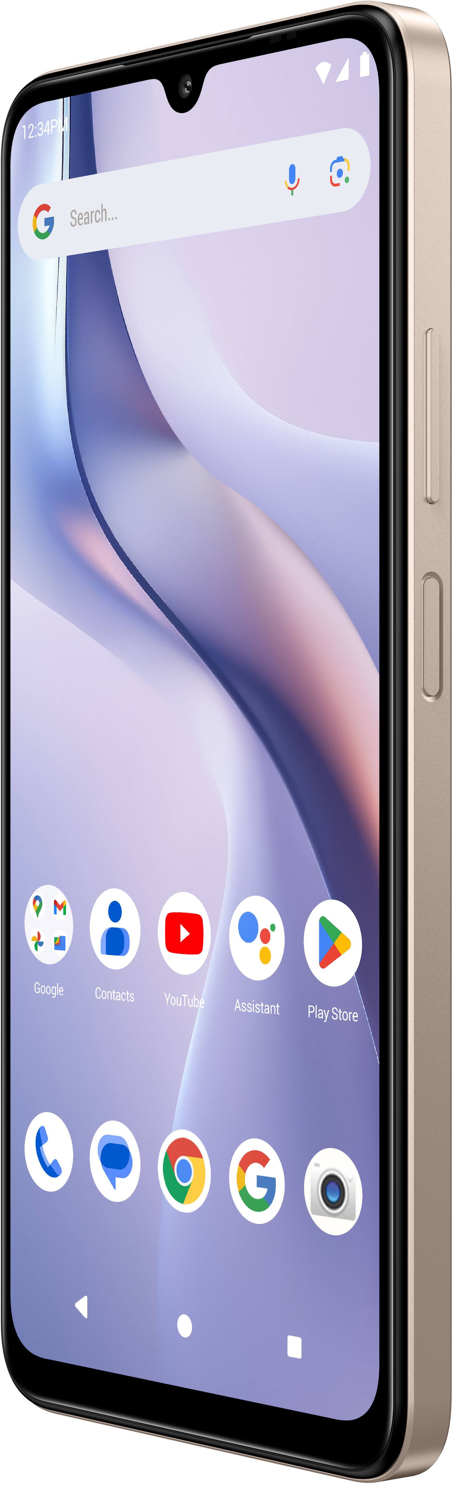 12:34 PM

Search...

Google Contacts YouTube Assistant Play Store

Phone Messages Chrome Google Camera