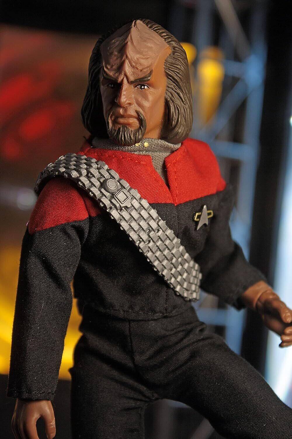 Alt View 3. PopMarket - Mego - Star Trek: TNG - Lt. Worf 8" Action Figure   - COLLECTIBLES - Multicolor.