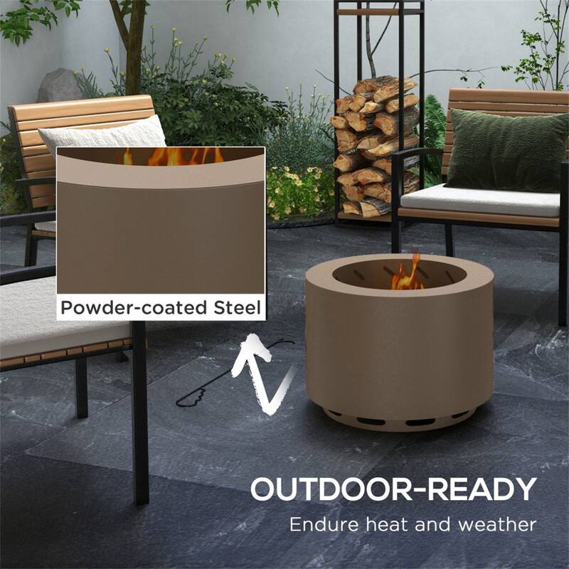 Powder-coated Steel  
OUTDOOR-READY  
Endure heat and weather
