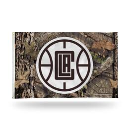 Rico Industries - Los Angeles Clippers 3x5 Indoor Outdoor Camo Banner Flag with grommets for hanging - Multi