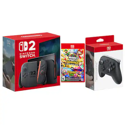 Nintendo Switch OLED Model
Super Mario Party Jamboree TV Edition
Nintendo Switch Pro Controller - E (Everyone)