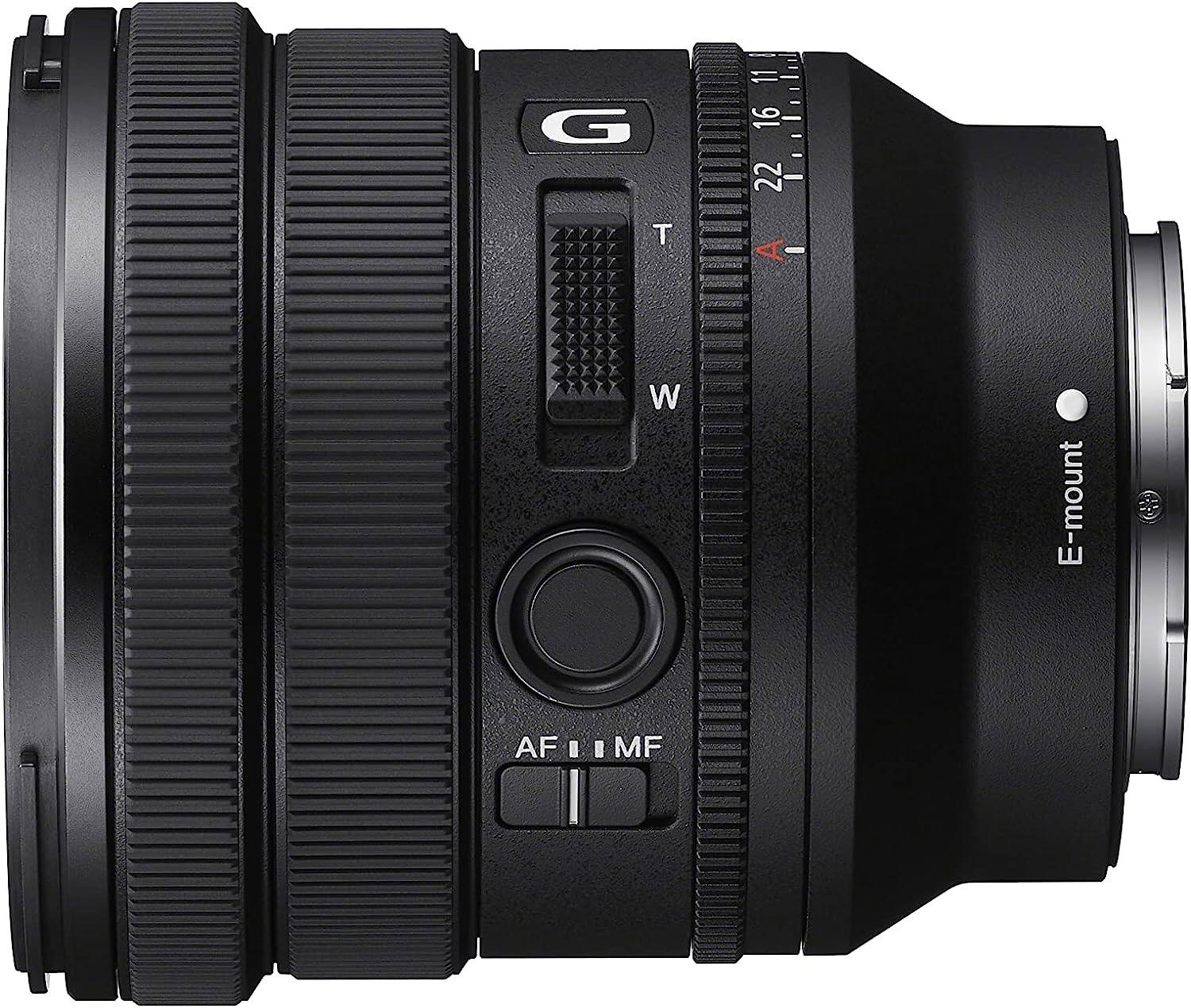 Left. Sony - Sony FE PZ 16-35mm F4 G Full-Frame Constant-Aperture Wide-Angle Power Zoom G Lens (International Version) - Black.
