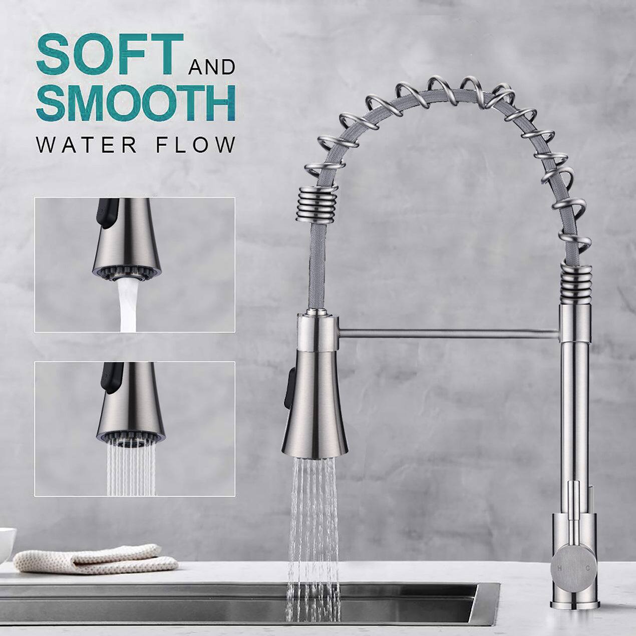 SOFT AND SMOOTH WATER FLOW