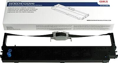 MICROLINE 620/690  
OKI  
GENUINE BLACK RIBBON CARTRIDGE  
CARTOUCHE DE RUBAN NOIR D'ORIGINE  
CARTUCHO DE CINTA NEGRA ORIGINAL  
CARTRUCHO DE FITA PRETA ORIGINAL