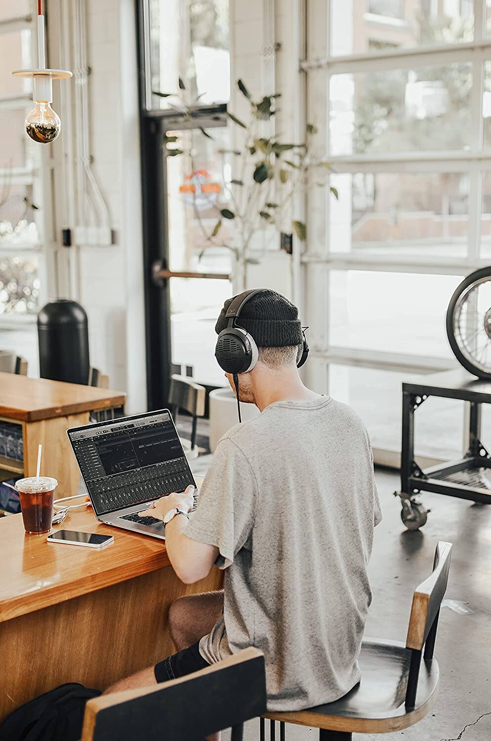 Alt View 5. Beyerdynamic - Beyerdynamic DT 900 Pro X Open-Back Studio Headphones with Cleaning Kit Bundle.