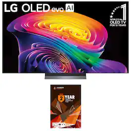LG - OLED55C6PUA 55 Inch Class OLED AI C6 4K Smart TV with 2 Year Amber Protection Plan (2026)