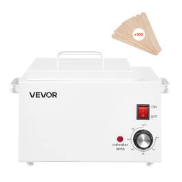 VEVOR - Single Wax Warmer, 3000ML 300W Professional Wax Warmer, 32 ℉- 248 ℉ Adjustable & Non-Stick Waxing Heater Pot - White