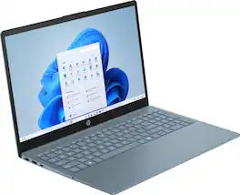 HP - 15-FD0082, Certified Refurbished Intel N200, 4GB RAM, 128GB SSD Blue Retina Laptop - Black