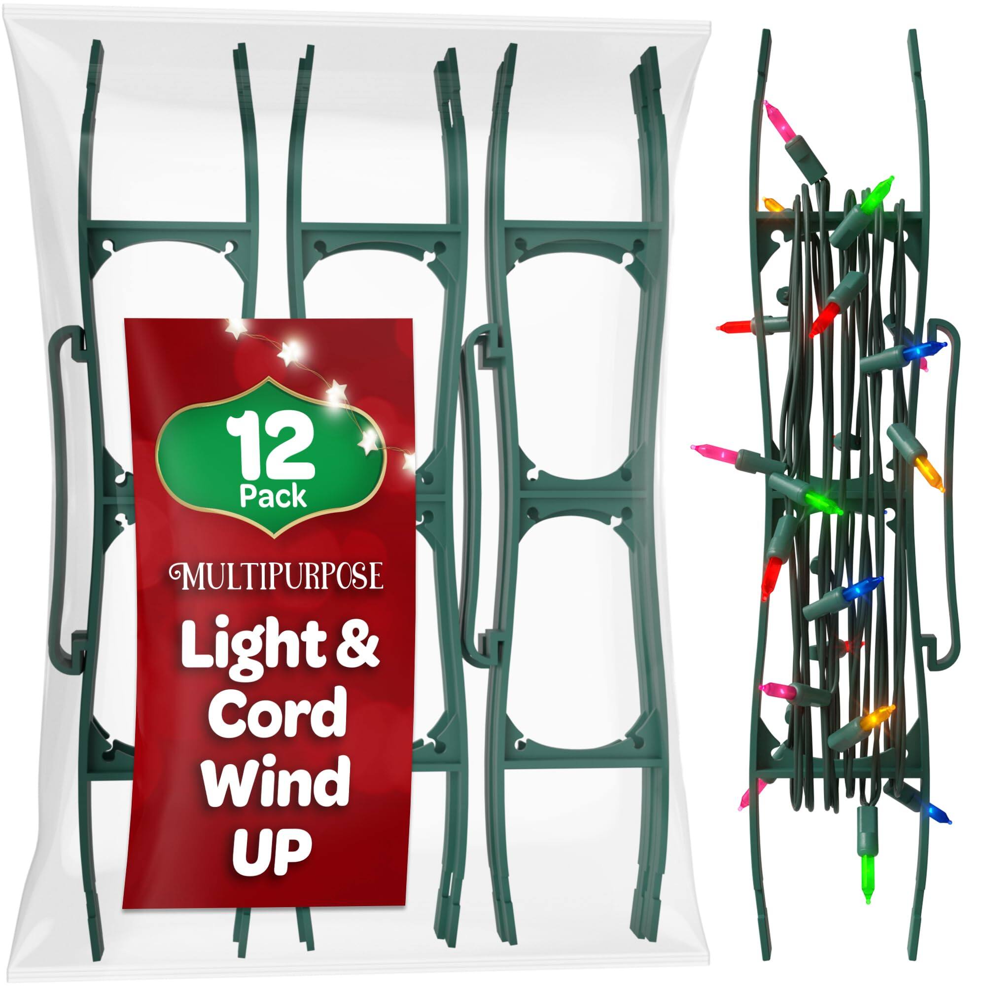 12 Pack  
MULTIPURPOSE  
Light & Cord Wind UP