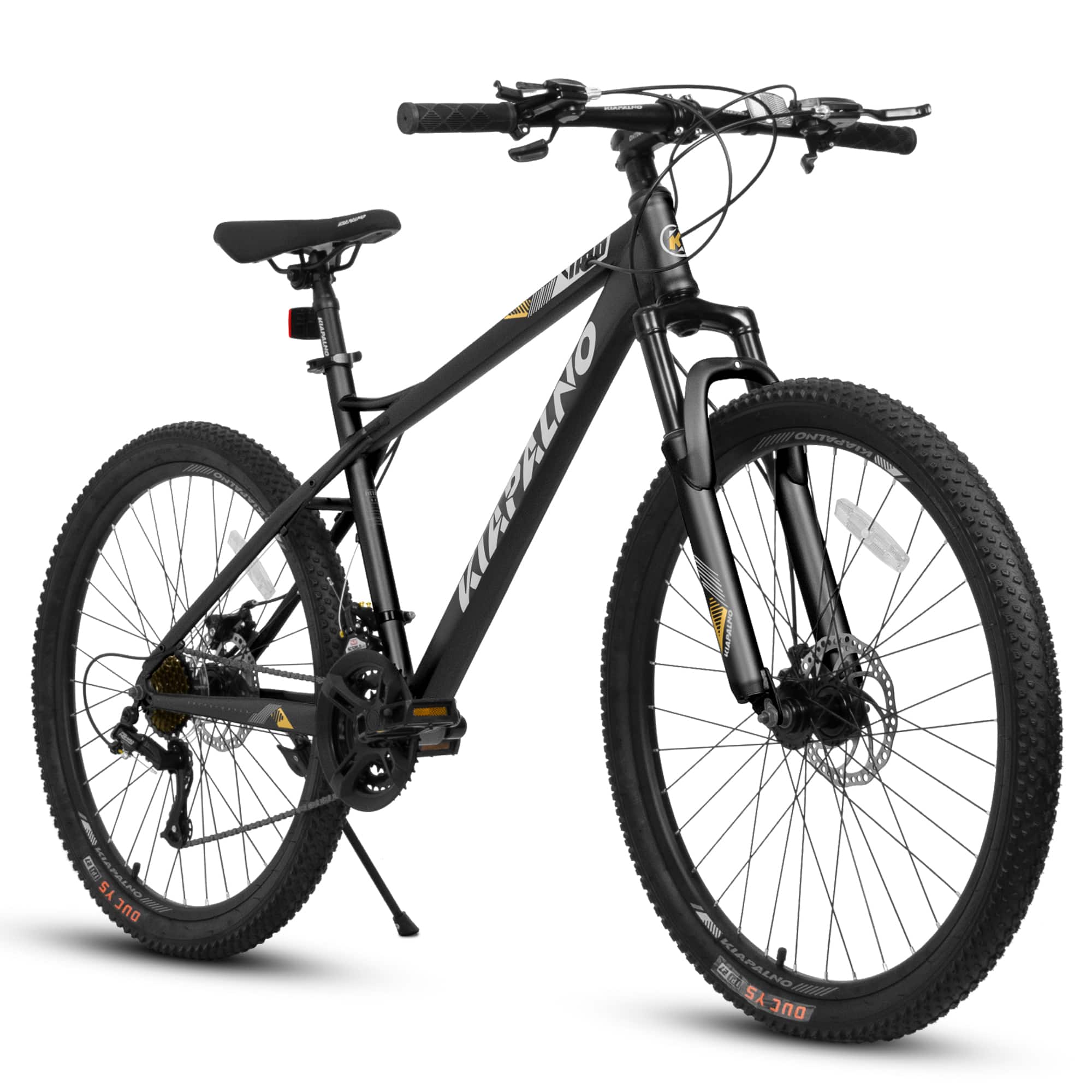Chery Life - 26 in. 21-Speed Front and Rear Mechanical Disc Brakes Mountain Bike for Adults - Black