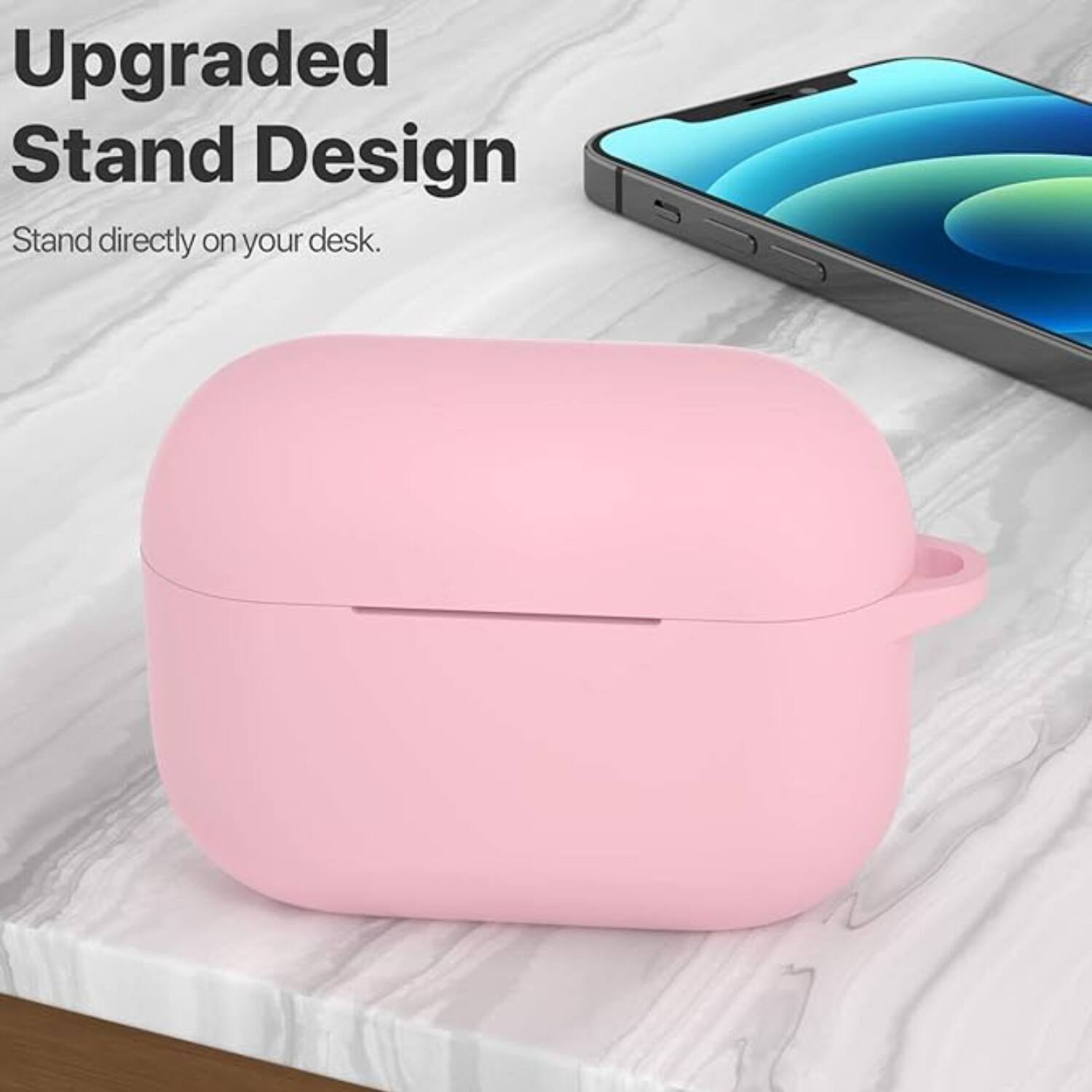 Upgraded Stand Design  
Stand directly on your desk.