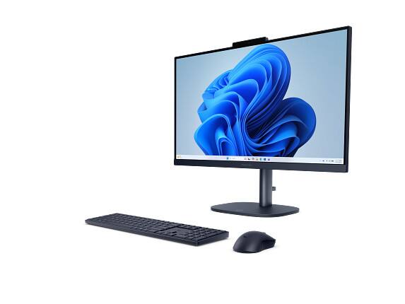 Left. HP - HP OmniStudio Customized Computer 23.8" FHD AMD Ryzen 5, 16 GB;1 TB SSD  Windows - Denim blue.