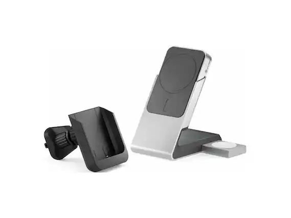 Front. Alogic - Alogic Charging Kit - Matrix MagSafe 3-in-1 Car & Power Bank Combo - Black - M31CPBCBK-G.