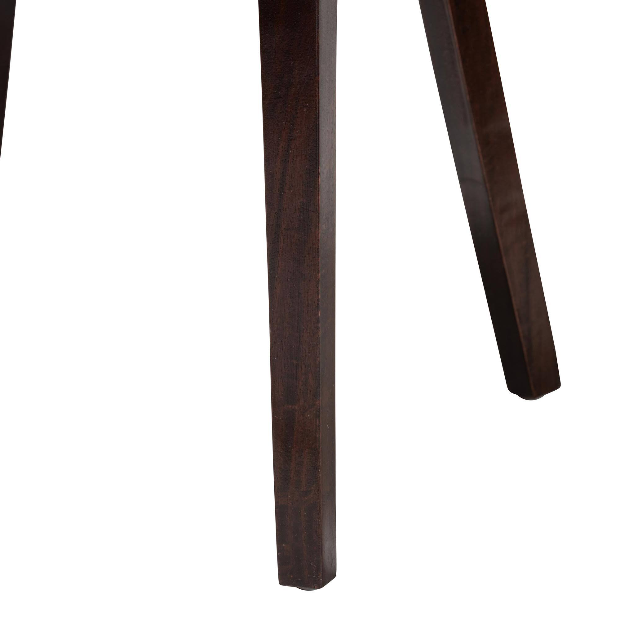 Alt View 2. bali & pari - Abbas Bohemian Seagrass and Wood Dining Chair - Natural Brown/White/Dark Brown.