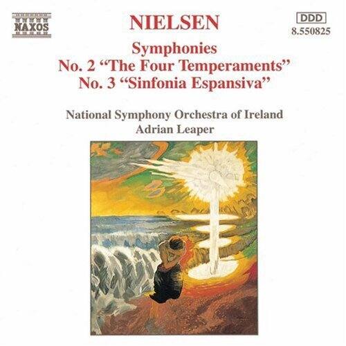 NIELSEN  
Symphonies  
No. 2 "The Four Temperaments"  
No. 3 "Sinfonia Espansiva"  

National Symphony Orchestra of Ireland  
Adrian Leaper  

NAXOS  
8.550825  
DDD