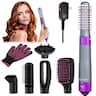 NEXPURE - 6 in 1 Hair Dryer Brush Hot Air Styler Straightener Curler Volumizer Ionic 3 Heat Settings