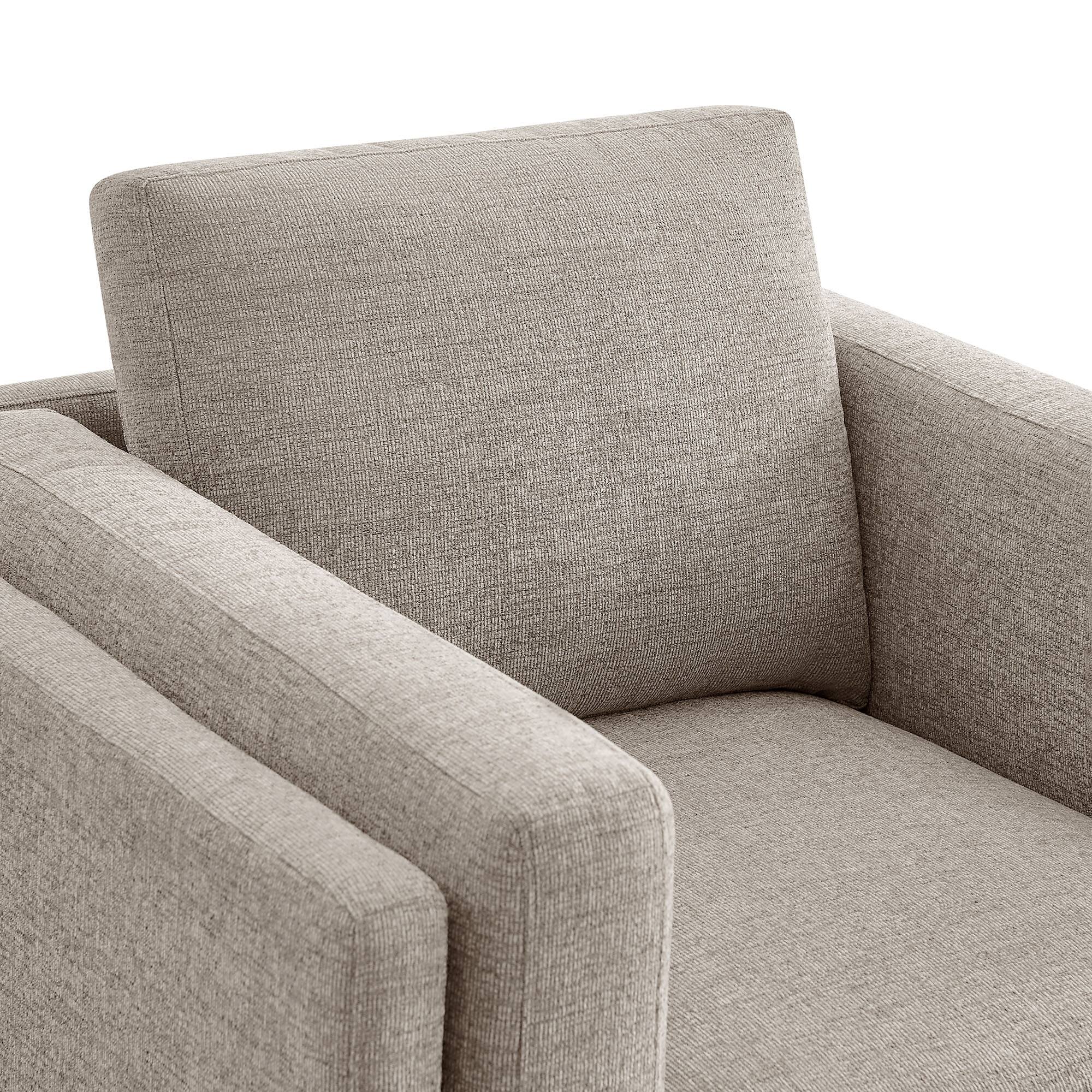 Alt View 6. Modway - Roscoe Upholstered Armchair - Pewter.