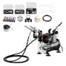 VEVOR - Airbrush Kit, 1/6 HP, Air Brush Kit with Air Compressor, 3 Dual-Action Professional Airbrushes with 3 Tips - Black