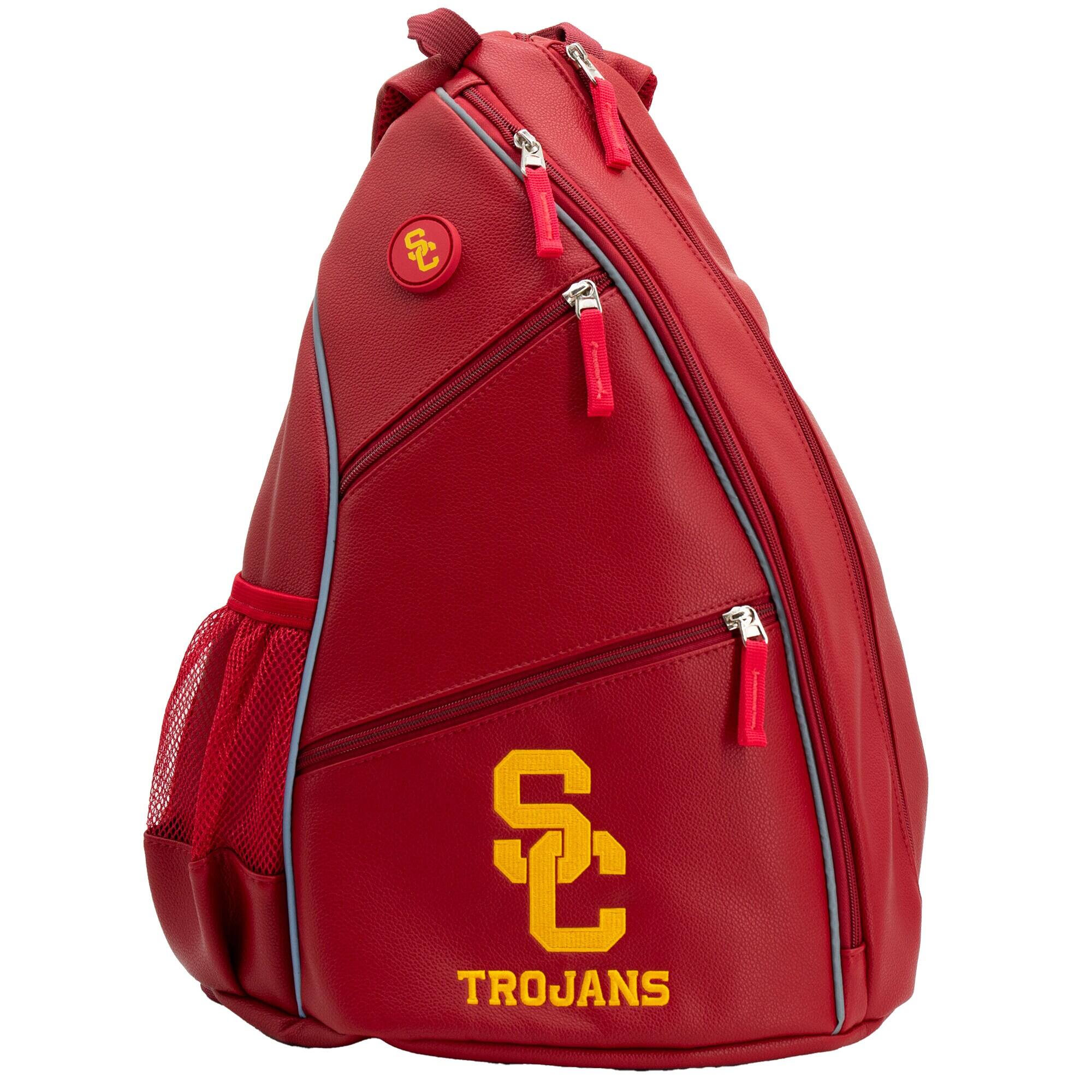 Front. Team Golf - USC Trojans Embroidered Team Backpack - Multicolor.