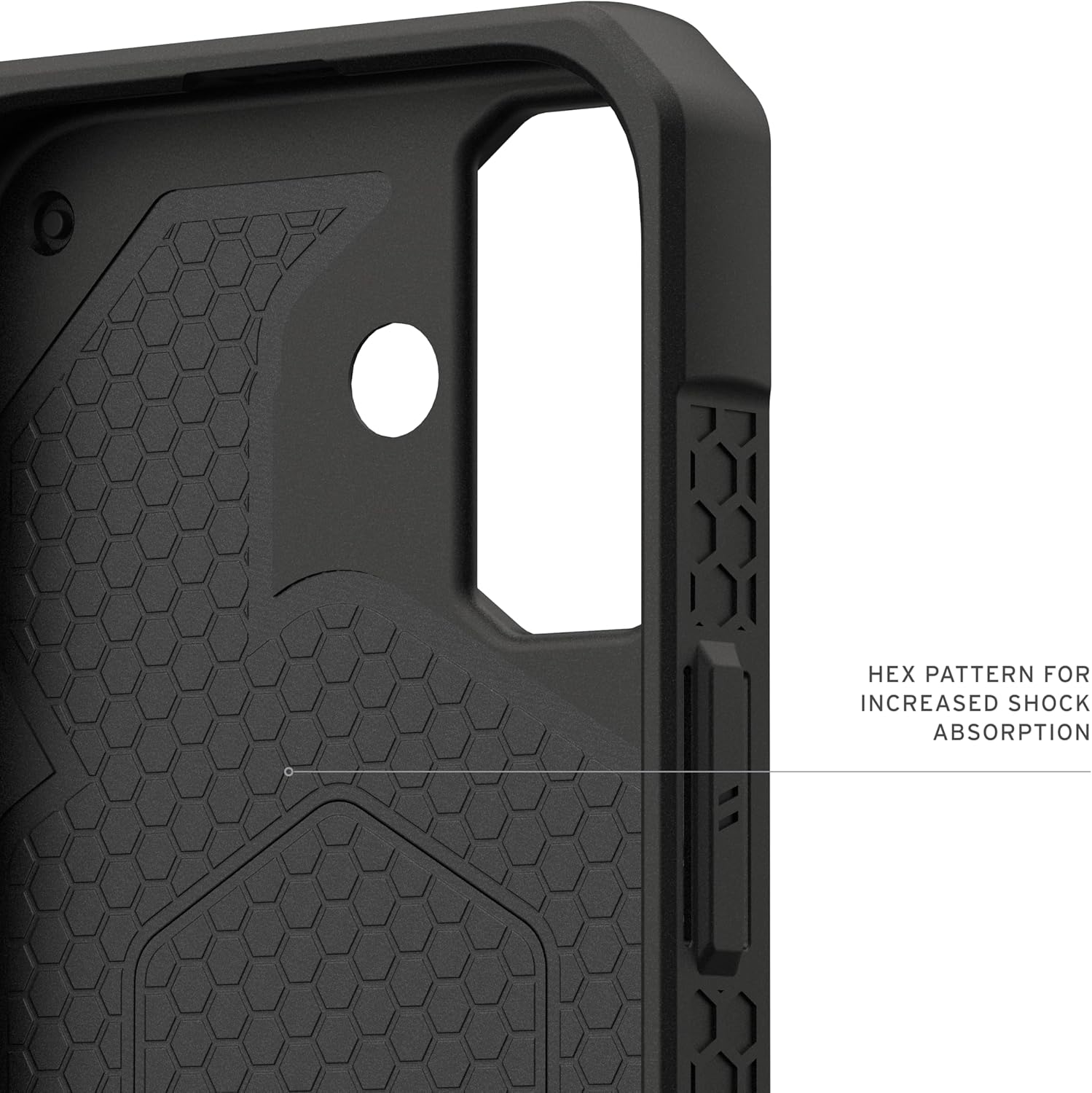 HEX PATTERN FOR INCREASED SHOCK ABSORPTION