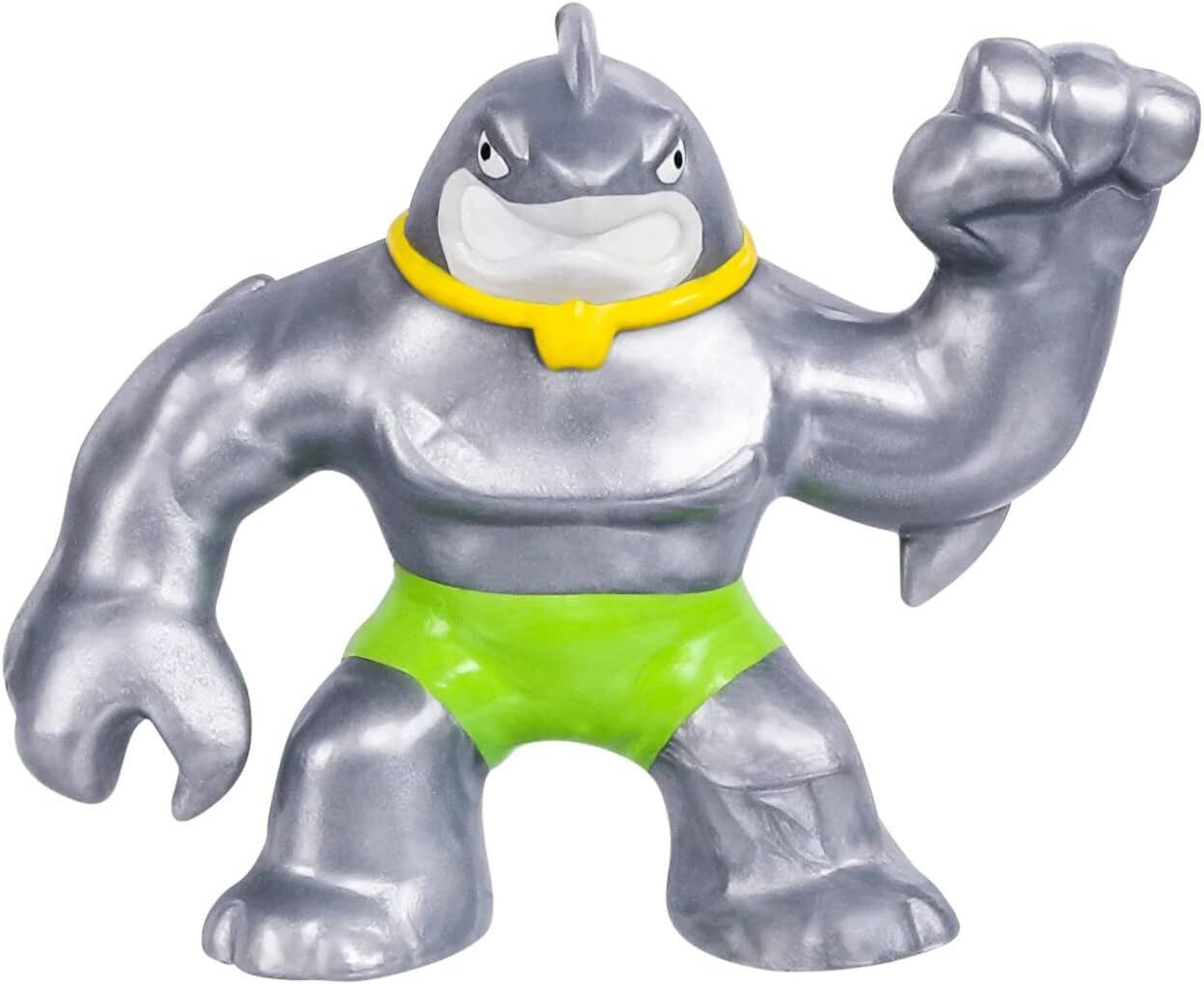 Back. Spin Master - Heroes of Goo Jit Zu Mini Mega 10 Pack 2.5" Stretchy Squishy Action Figures with 3 Dino Power Minis - Multicolor.