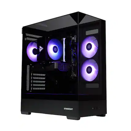 Front. STORMCRAFT - Gaming PC FANTASY INTEL Core Ultra 5 225F NVIDIA RTX 5060 1TB SSD 16GB DDR5 RGB 650W Gold- FN225F0BB-560B1.