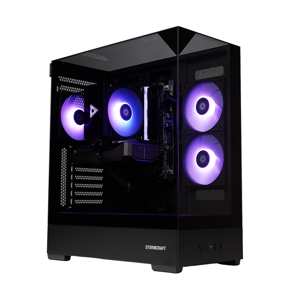 Front. STORMCRAFT - Gaming PC FANTASY INTEL Core Ultra 5 225F NVIDIA RTX 5060 TI-8GB 1TB SSD 16GB DDR5 RGB 650W Gold - FN225F0BB-56TB1.