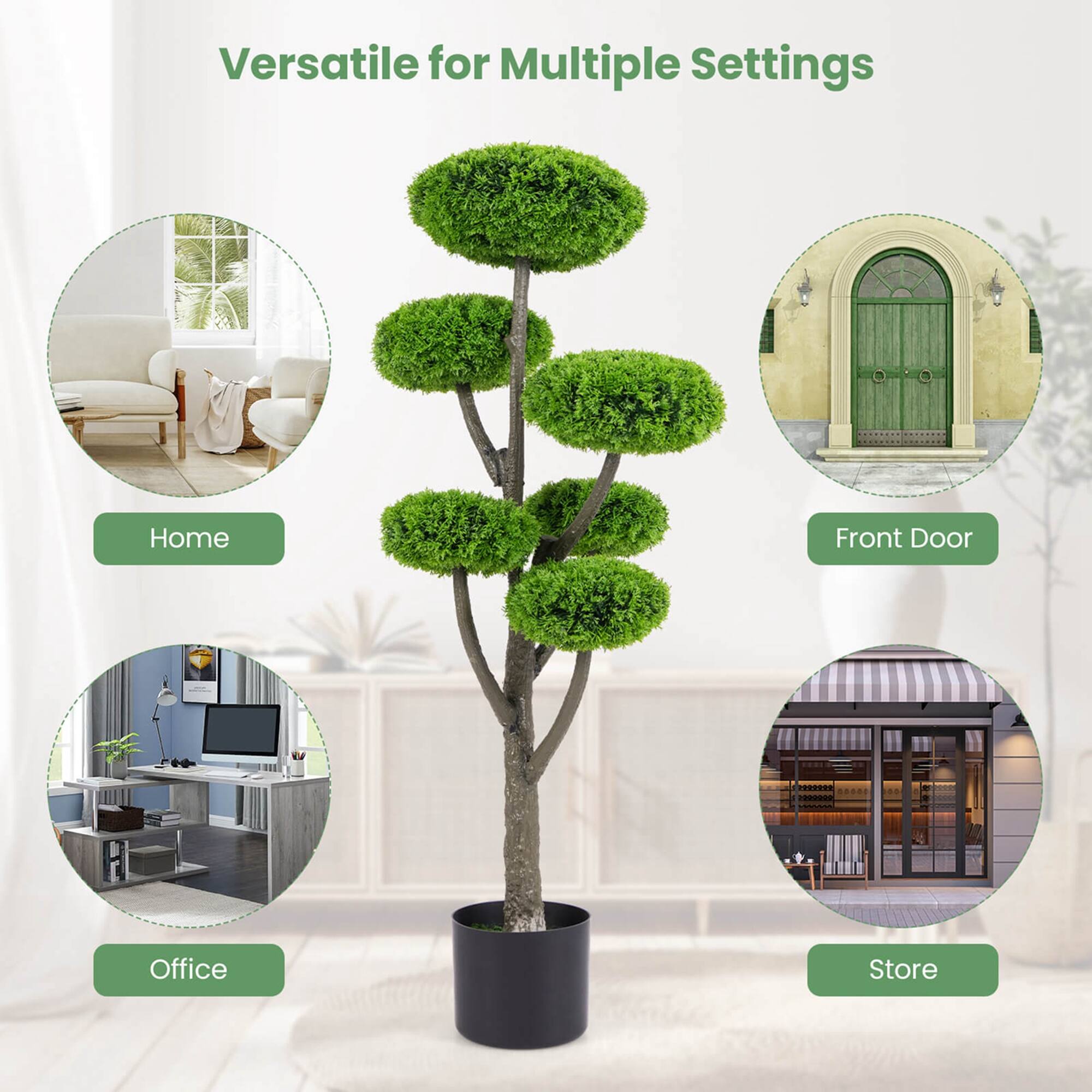 Versatile for Multiple Settings

- Home
- Front Door
- Office
- Store