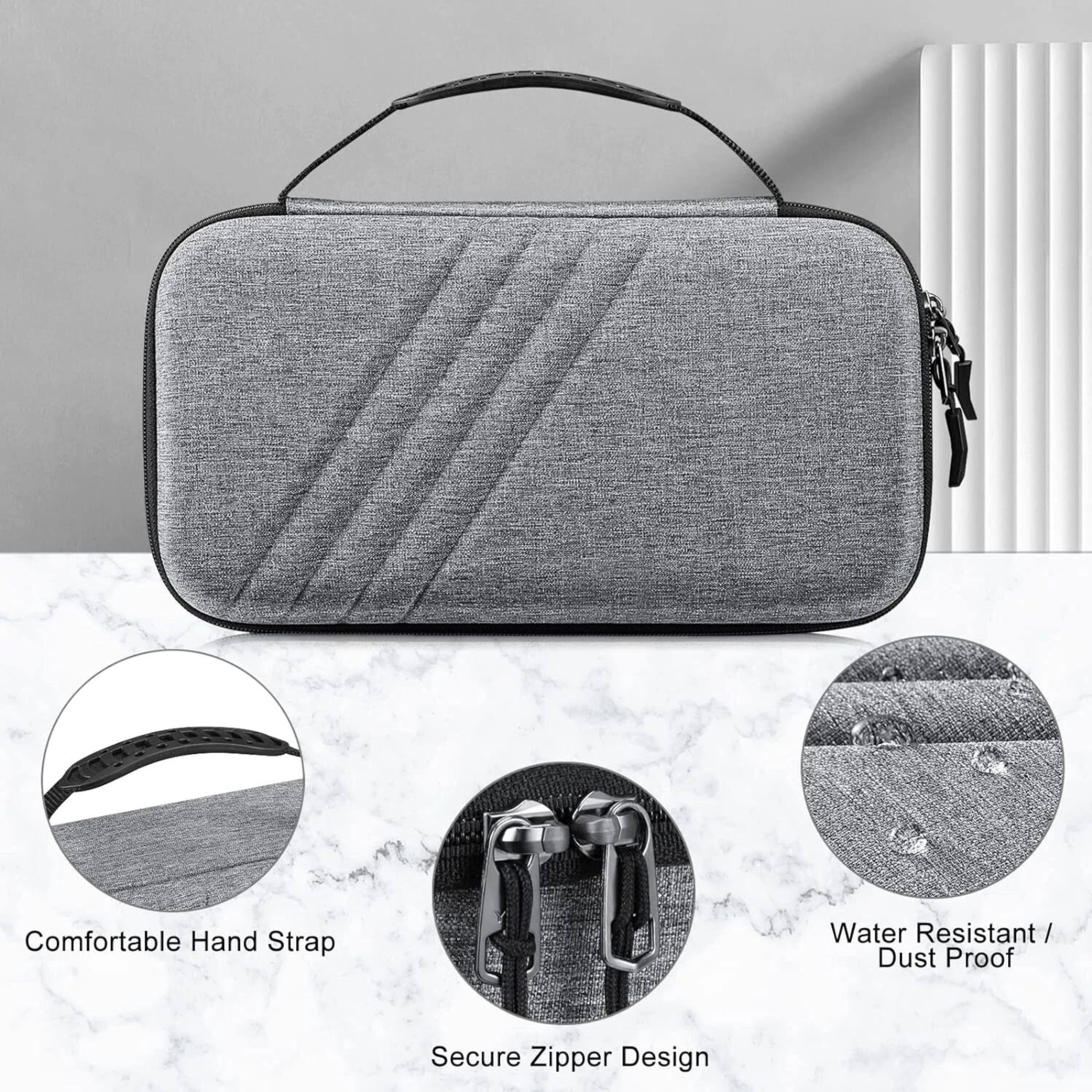 Comfortable Hand Strap  
Water Resistant / Dust Proof  
Secure Zipper Design