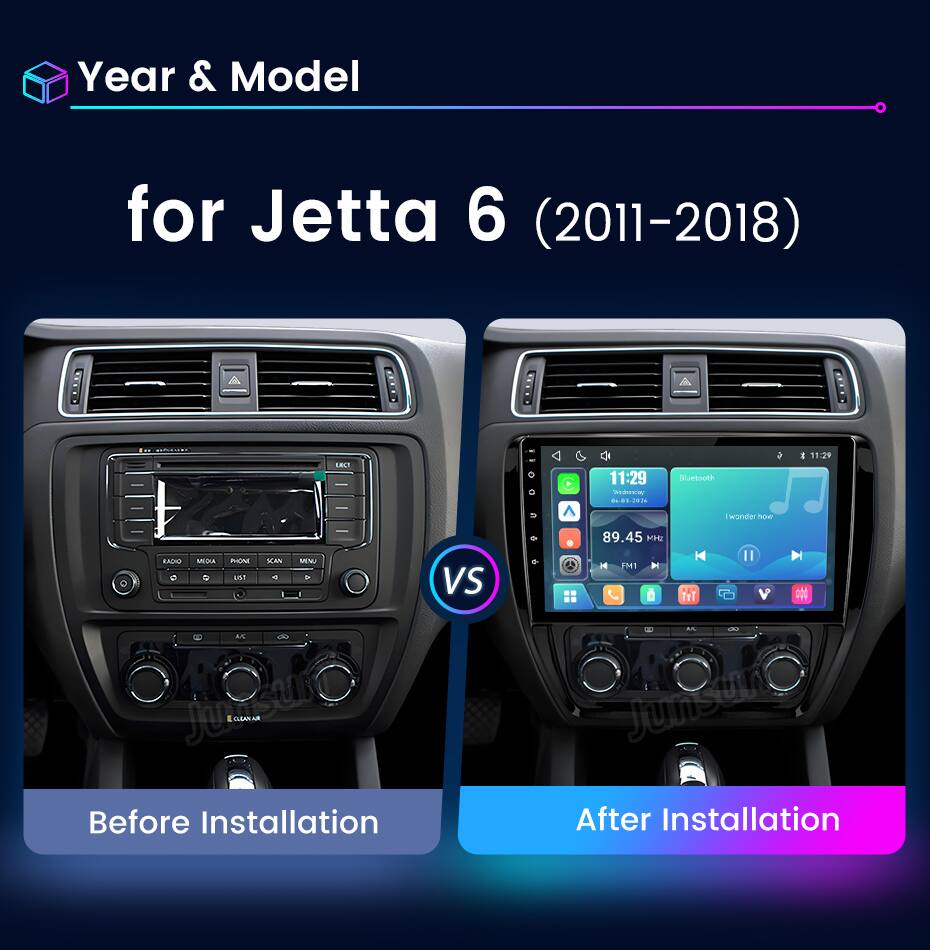 Year & Model  
for Jetta 6 (2011-2018)  

Before Installation  
After Installation