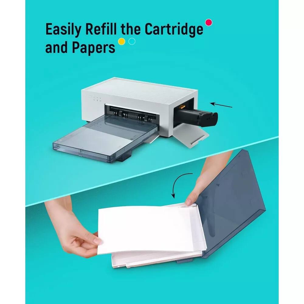 Easily Refill the Cartridge and Papers