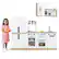 Front. Gymax - Gymax 2 PCS Kids Kitchen Playset w/Fridge Dishwasher Microwave Oven & Accessories Natural - Yellow.