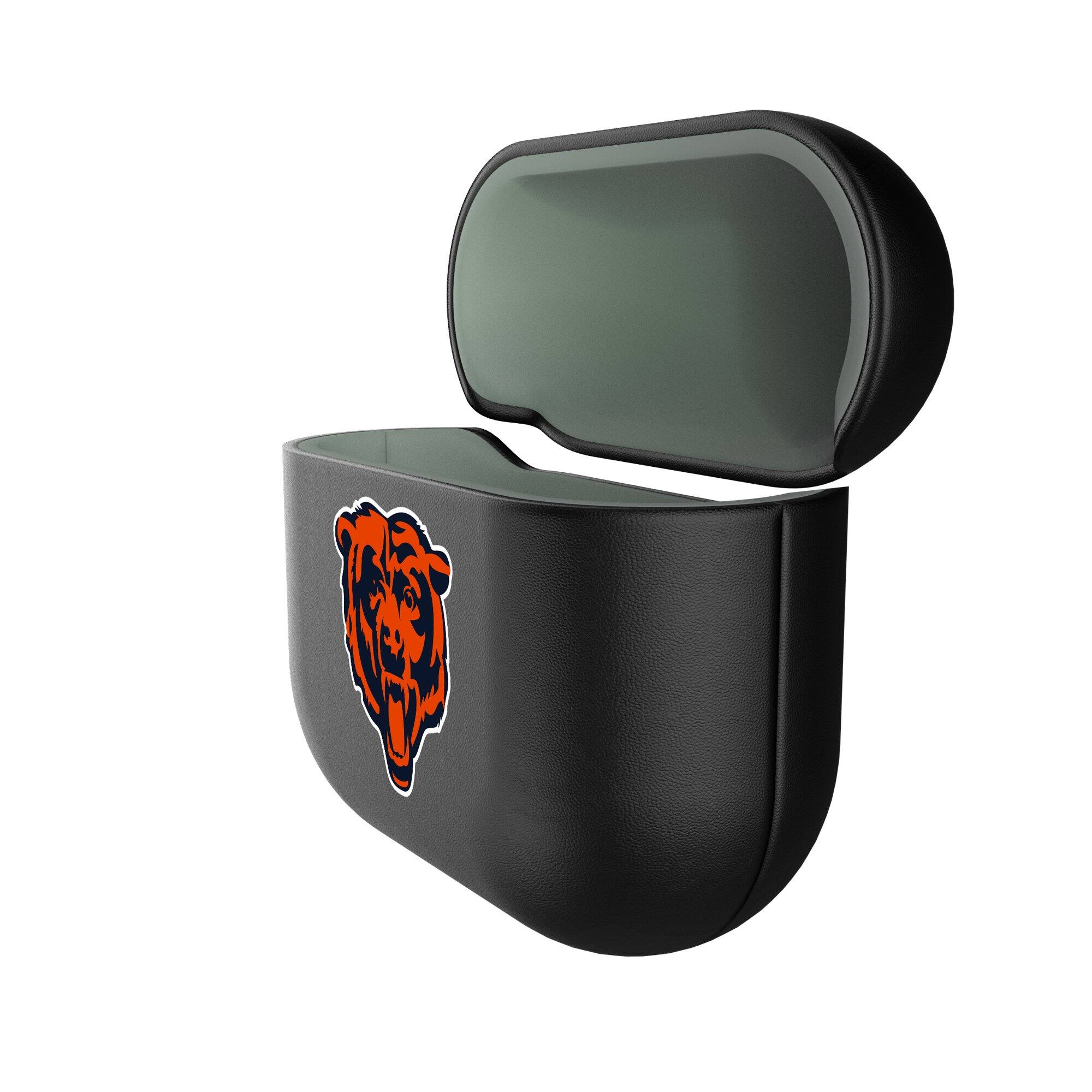 Alt View 1. Keyscaper - Chicago Bears Chicago Bears Insignia AirPods 4th Generation Case Cover - No Size - Black.