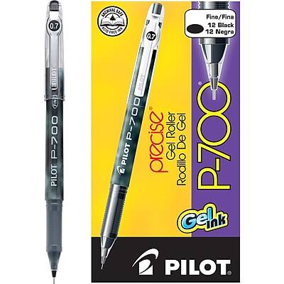 PILOT P-700  
PRECISE  
Gel Ink  
Roller Gel  
Fine/Fina 0.7  
12 Black/12 Negra  
PILOT