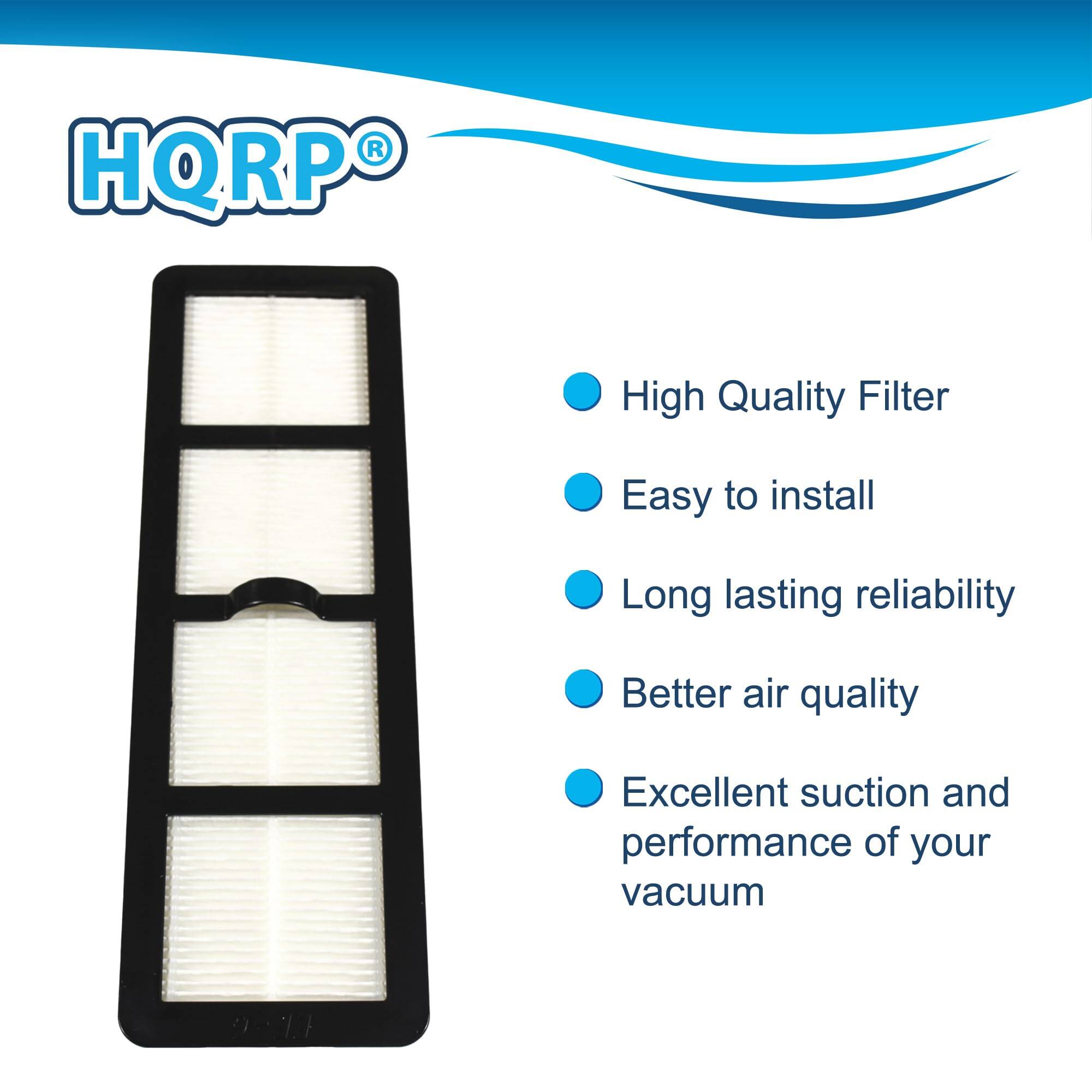 HQRP®

- High Quality Filter
- Easy to install
- Long lasting reliability
- Better air quality
- Excellent suction and performance of your vacuum