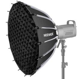 Neewer - 26" Quick-Fold Parabolic Softbox - with Honeycomb Grid & Diffusers for Bowens Mount Lights