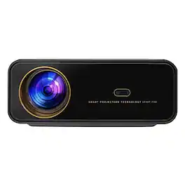 Cluzine - 1080P Smart Multimedia Projector, 4K Decoding, WiFi 6, Auto Keystone Correction, Android 9.0