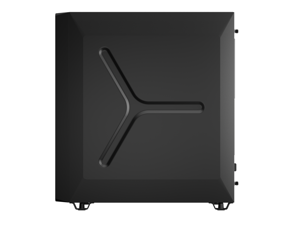 Alt View 4. CORSAIR - CORSAIR 3200D RS ARGB Mid-Tower Chassis, 3x RS120 ARGB Fans, DIY Friendly, Black - Black.