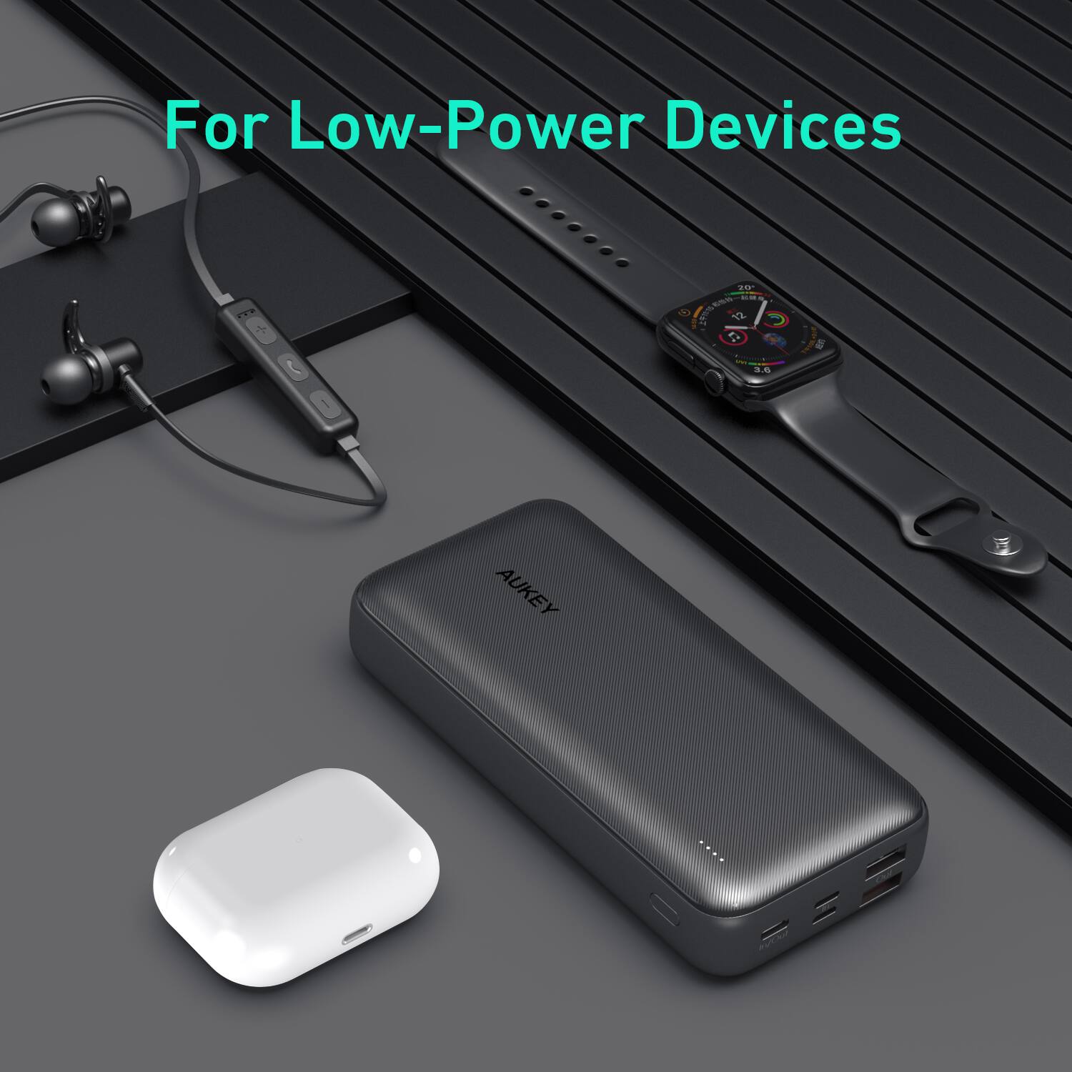 For Low-Power Devices F + 0 P - EN as 4 -  | I 3.5 d S AUKEY
