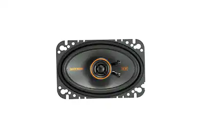 Front. KICKER - KS Series 4" x 6" 2-Way Car Speakers (Pair) - Black.