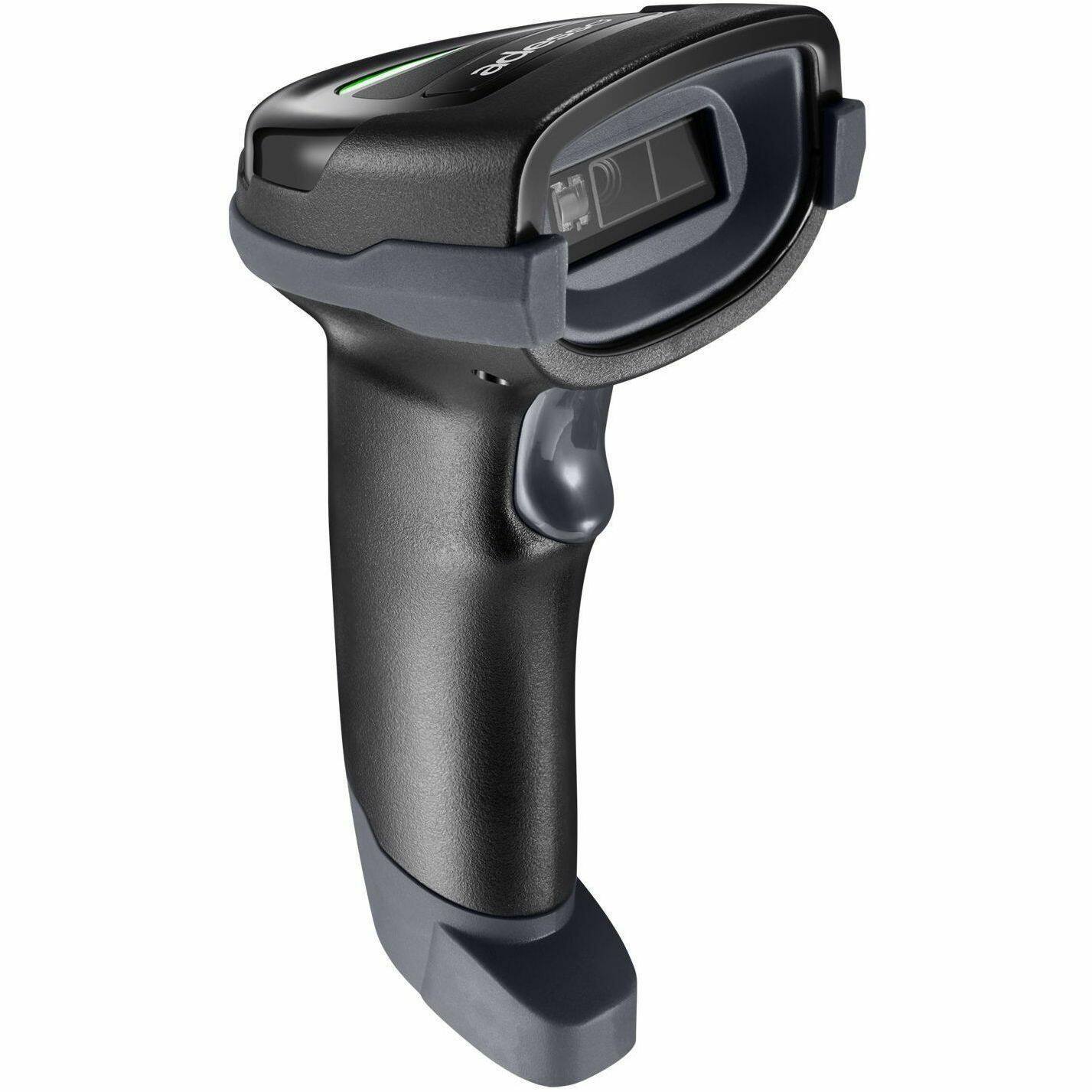 Alt View 2. Adesso - Adesso Wireless/Bluetooth/Wired 2D Barcode Scanner with Charging Cradle - Cable/Wireless Connectivity - 2D, 1D - CMOS - Unknown.
