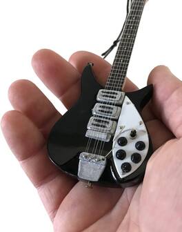 Axe Heaven - John Lennon - 6 Inch Mini Guitar Holiday Ornament - Collectibles - Multicolor