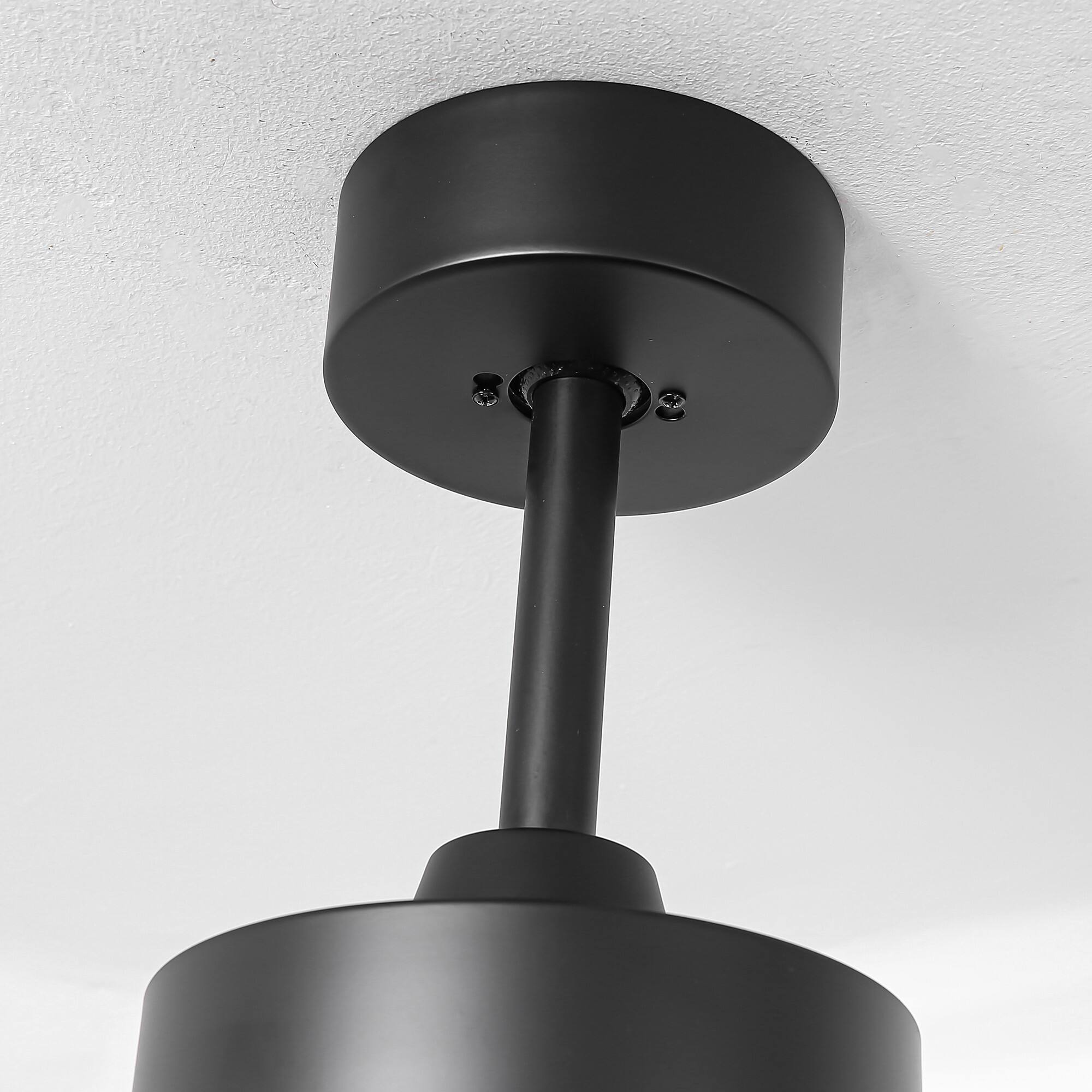 Alt View 4. Parrot Uncle - 52" Modern 6-Speed DC Ceiling Fan with Remote - Black.