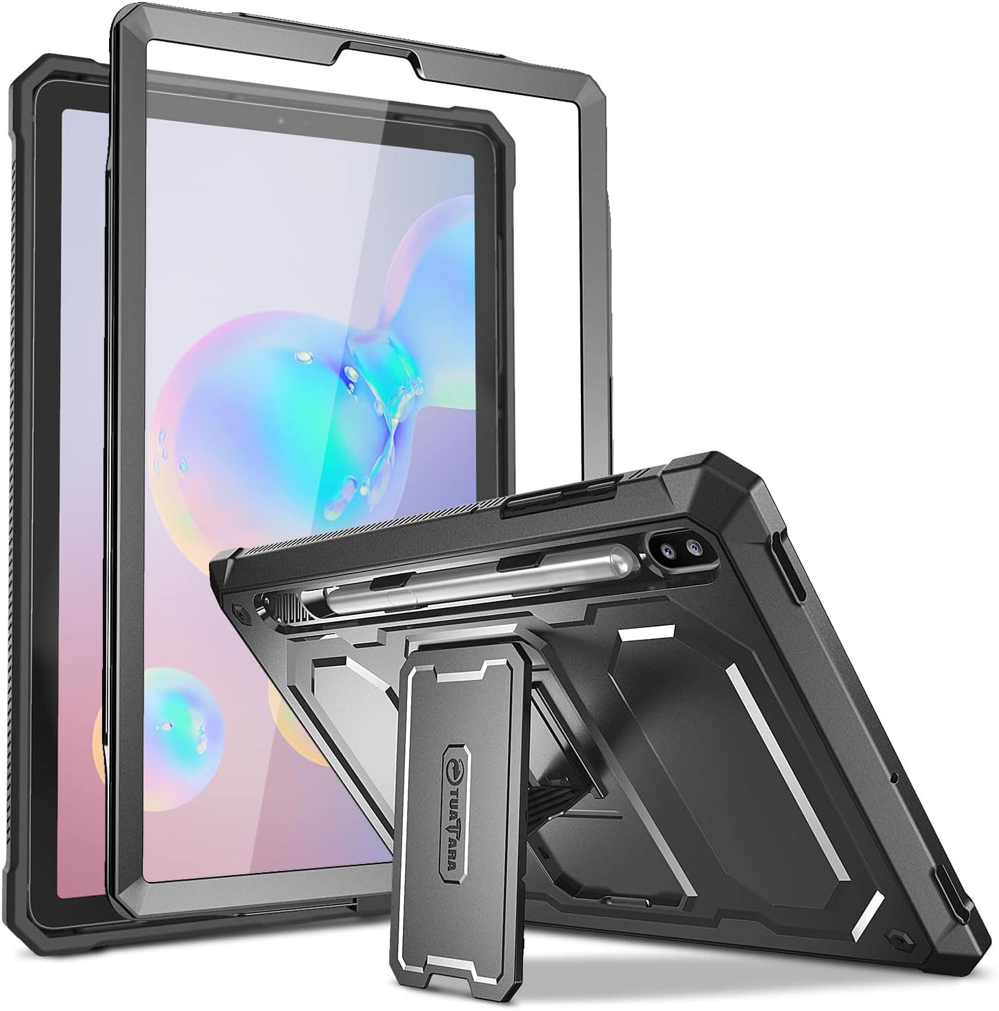 Fintie - Shockproof Case for Samsung Galaxy Tab S6 10.5 in 2019, Rugged Hybrid Protection, Kickstand, Built-in Screen Protector - Black price history on PriceWatchPro