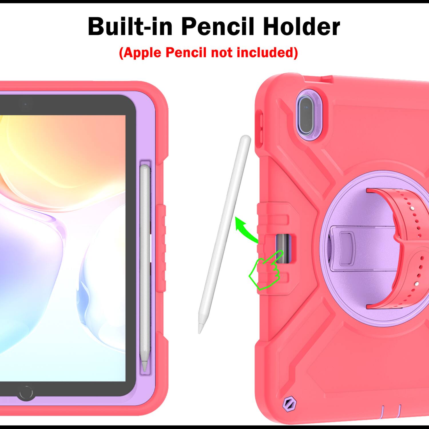 Built-in Pencil Holder (Apple Pencil not included)