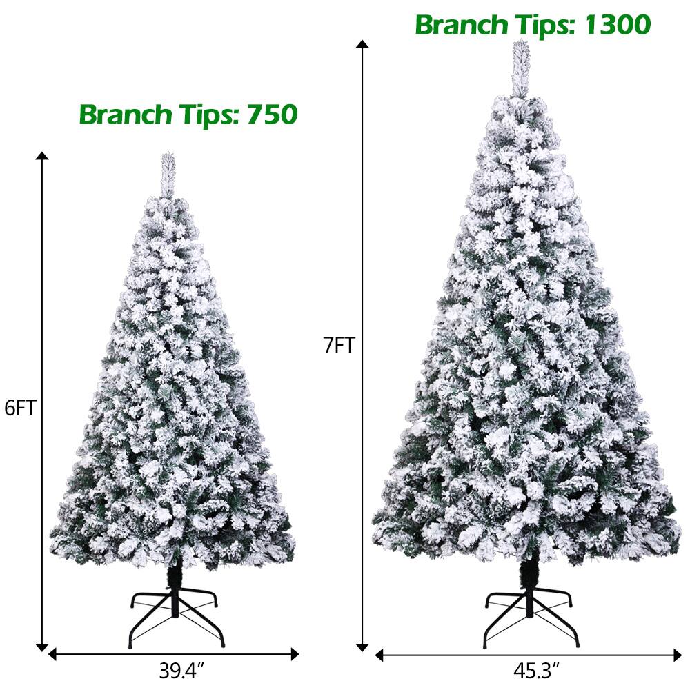 Branch Tips: 750  
6FT  
39.4"  

Branch Tips: 1300  
7FT  
45.3"