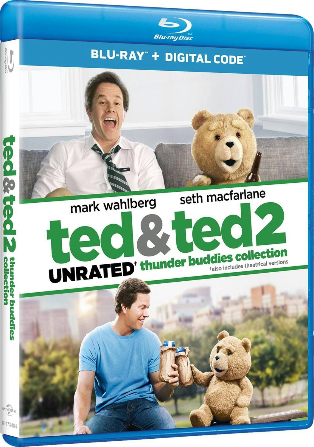Angle. Ted/Ted 2 (Blu-ray + Digital HD) [Blu-ray].