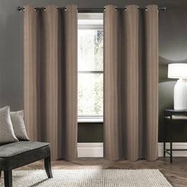 RT Designers Collection - Barron 100% Blackout Grommet Curtain Panel 54" x 90" - Taupe