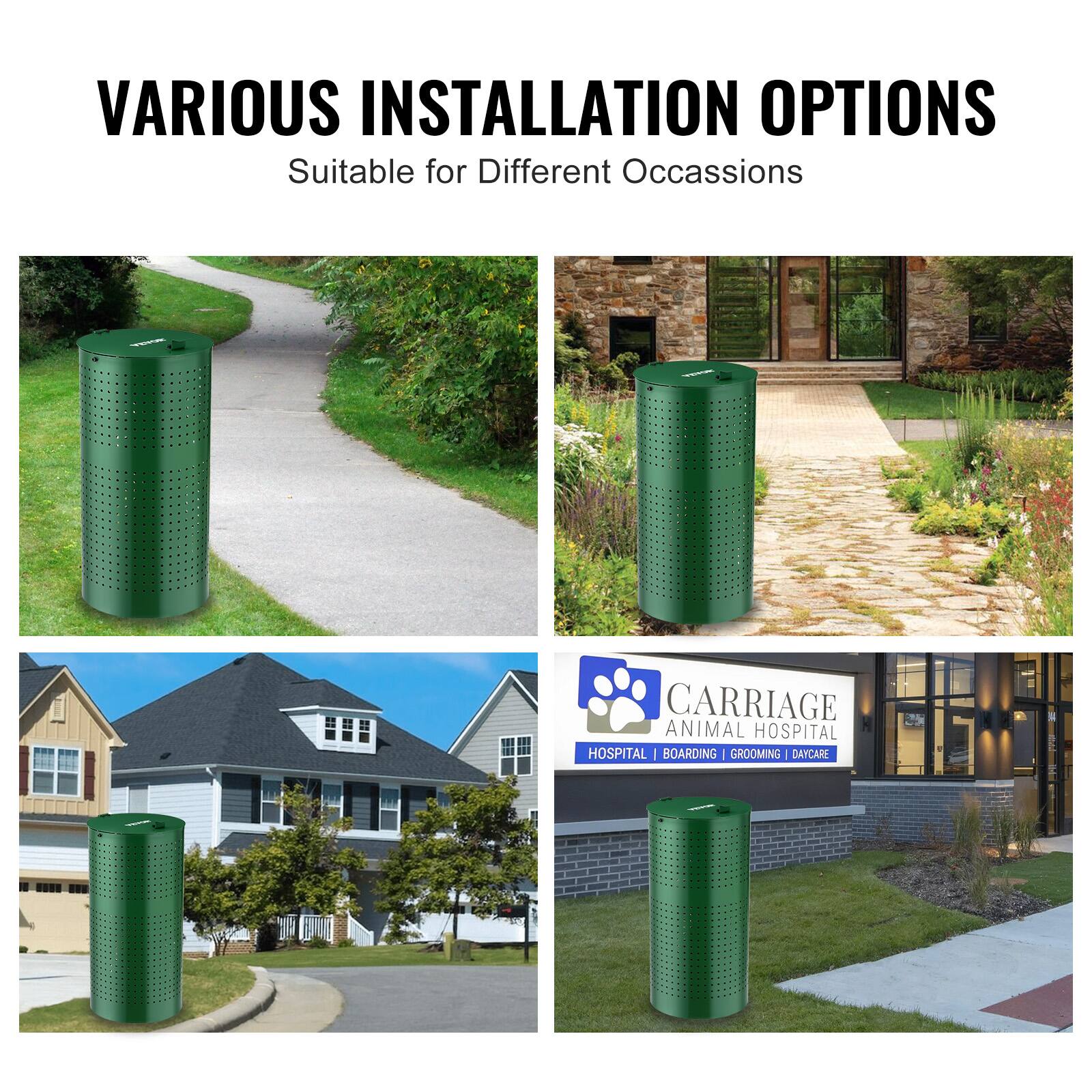 VARIOUS INSTALLATION OPTIONS  
Suitable for Different Occasions  

CARRIAGE ANIMAL HOSPITAL  
HOSPITAL | BOARDING | GROOMING | DAYCARE