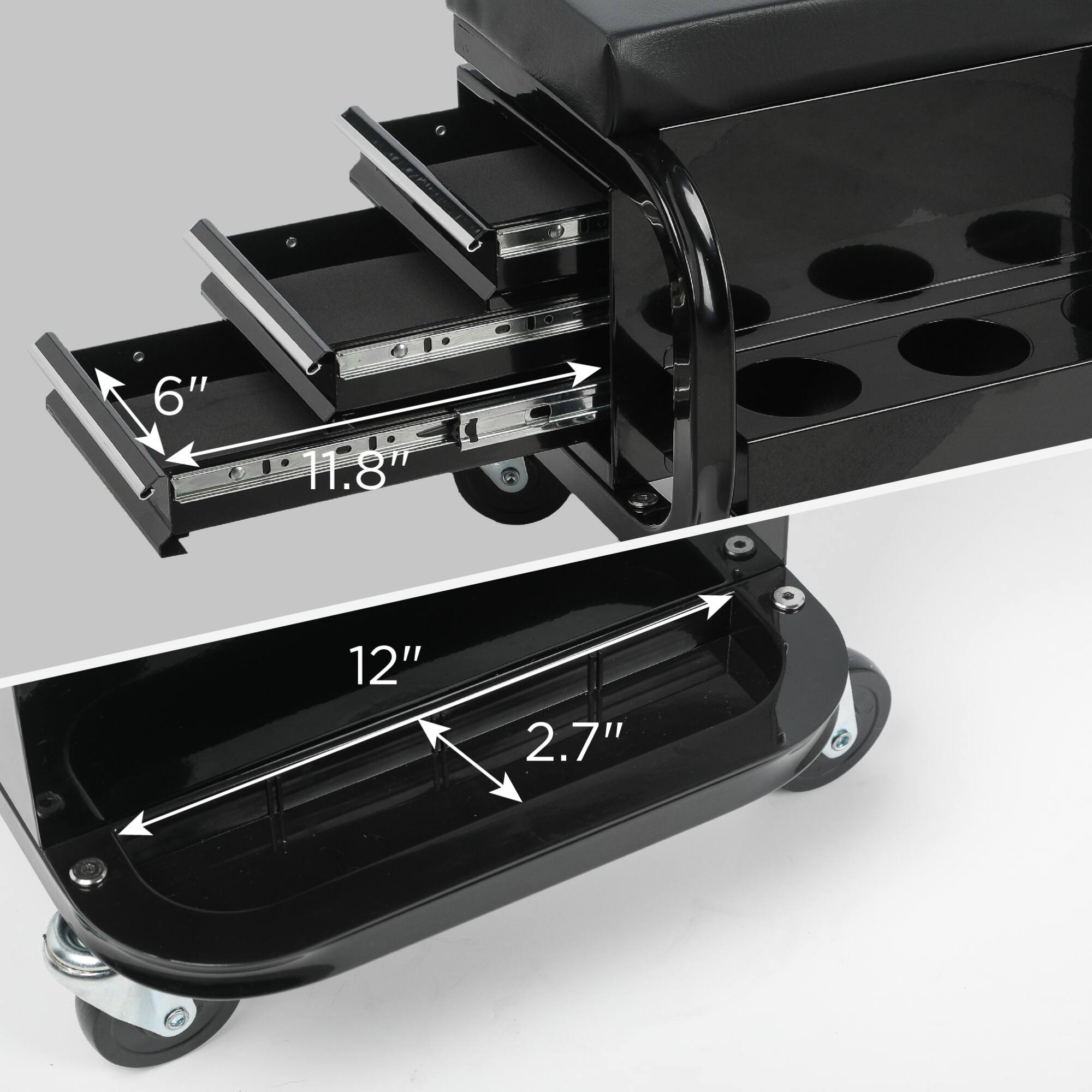 6"  
11.8"  
12"  
2.7"